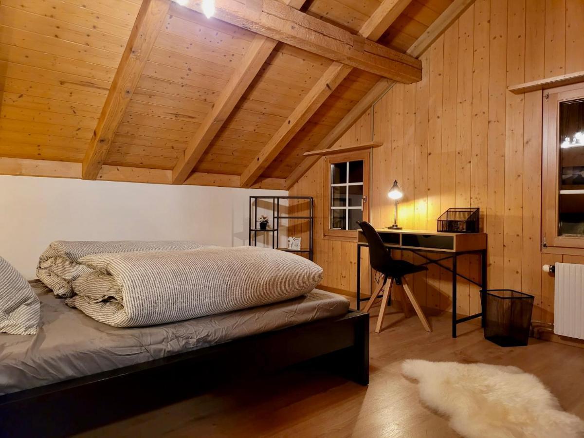 Forest View Apartment In Leissigen By Interlaken With No Kitchen Екстер'єр фото